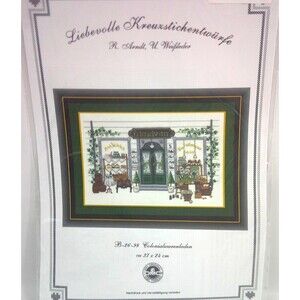Wichelt Imports Cross Stitch Chart Pattern Colonial Wares ELV110 w Floss